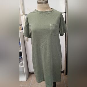 Old Navy Olive Short Sleeve T-Shirt  Dress